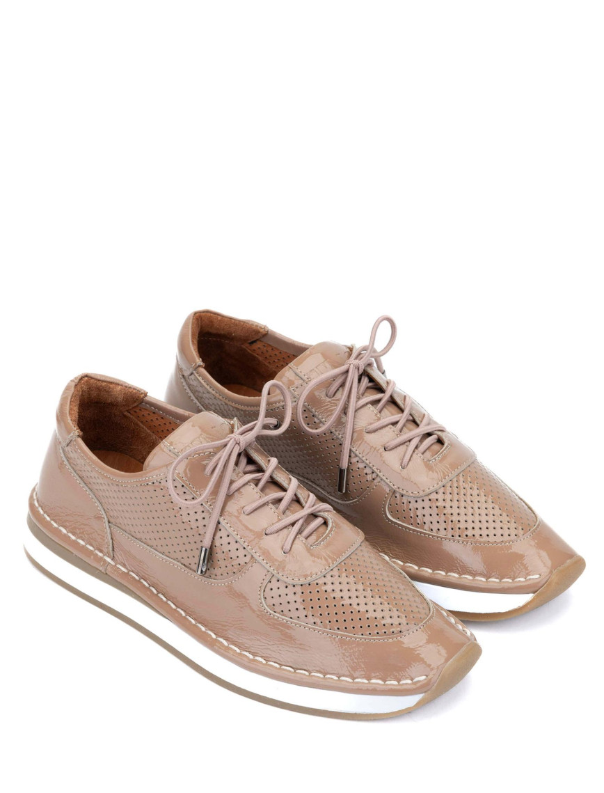 Tamer Tanca Kadın Deri Hasır Vizon Rugan Sneakers & Spor Ayakkabı Tamer Tanca Kadın Deri Hasır Vizon Rugan Sneakers & Spor Ayakkabı