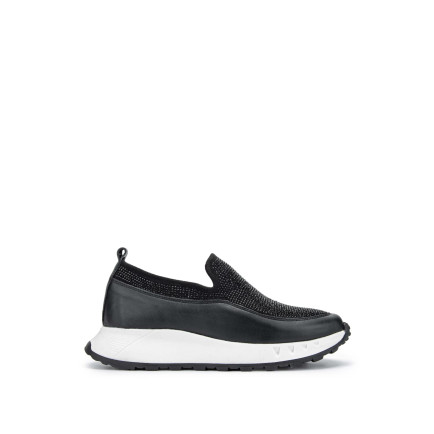 Tamer Tanca Kadın Hakiki Deri Siyah Sneakers & Spor Ayakkabı