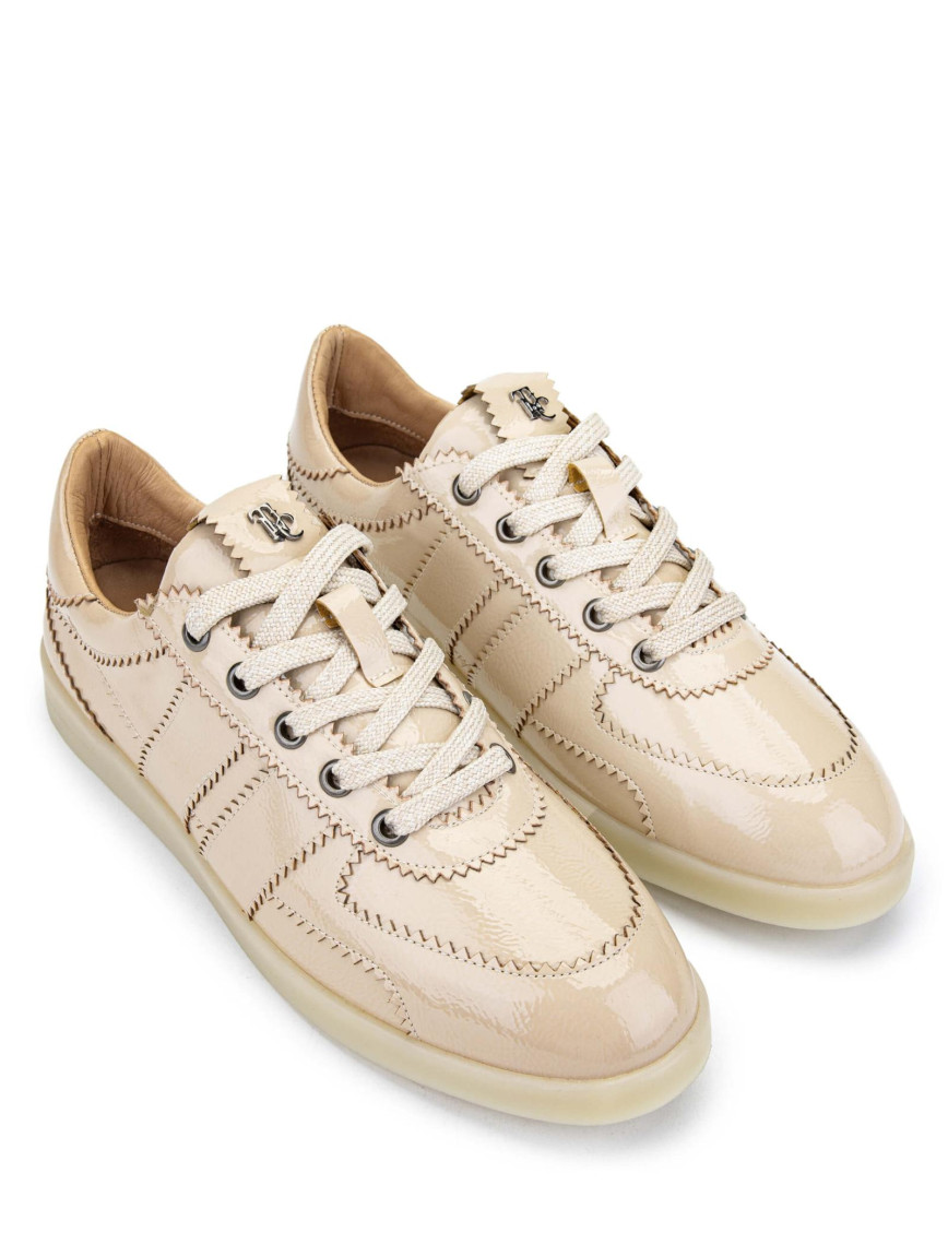 Tamer Tanca Kadın Hakiki Deri Bej Sneakers & Spor Ayakkabı Tamer Tanca Kadın Hakiki Deri Bej Sneakers & Spor Ayakkabı