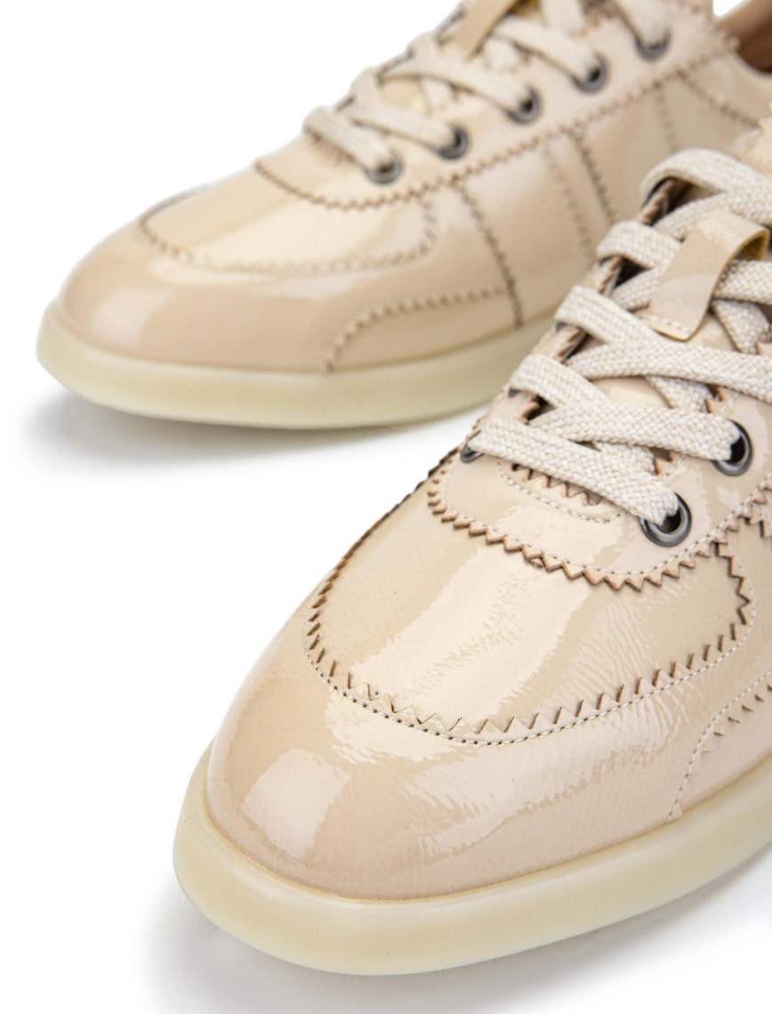 Tamer Tanca Kadın Hakiki Deri Bej Sneakers & Spor Ayakkabı Tamer Tanca Kadın Hakiki Deri Bej Sneakers & Spor Ayakkabı