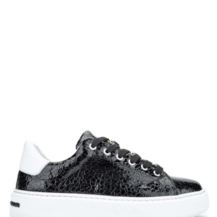 Tamer Tanca Kadın Hakiki Deri Siyah Sneakers & Spor Ayakkabı