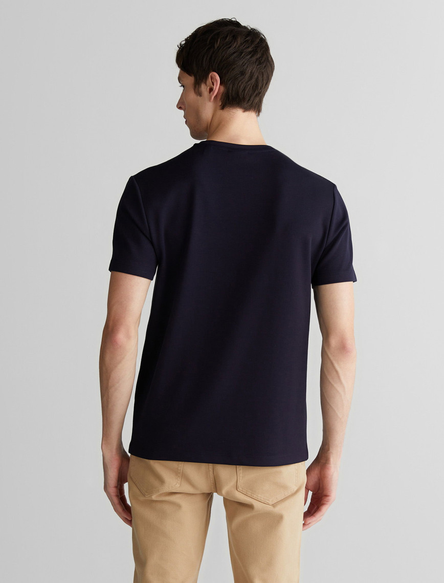 GANT Erkek Lacivert Relaxed Fit Bisiklet Yaka T-Shirt GANT Erkek Lacivert Relaxed Fit Bisiklet Yaka T-Shirt