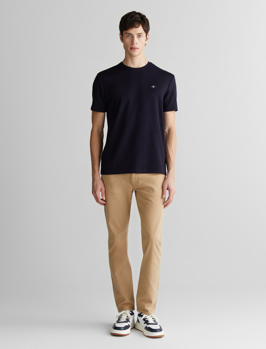 GANT Erkek Lacivert Relaxed Fit Bisiklet Yaka T-Shirt GANT Erkek Lacivert Relaxed Fit Bisiklet Yaka T-Shirt