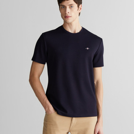 GANT Erkek Lacivert Relaxed Fit Bisiklet Yaka T-Shirt GANT Erkek Lacivert Relaxed Fit Bisiklet Yaka T-Shirt
