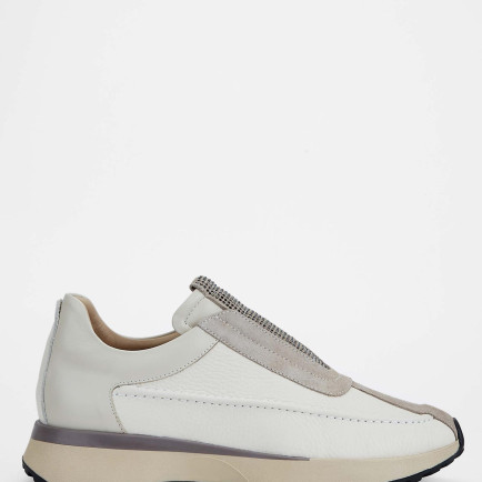 Tamer Tanca Kadın Hakiki Deri Bej Casual Ayakkabı