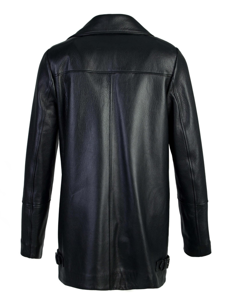 Tamer Tanca Kadın Hakiki Deri Siyah Deri Mont