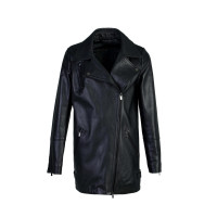 Tamer Tanca Kadın Hakiki Deri Siyah Deri Mont