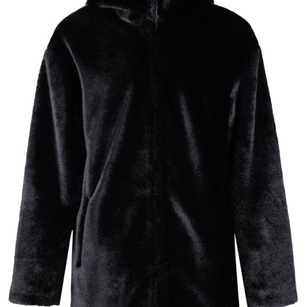 Tamer Tanca Kadın Peluş Siyah Kumaş Mont Deri Mont Tamer Tanca Kadın Peluş Siyah Kumaş Mont Deri Mont