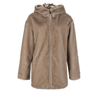 Tamer Tanca Kadın Peluş Vizon  Kumaş Mont Deri Mont