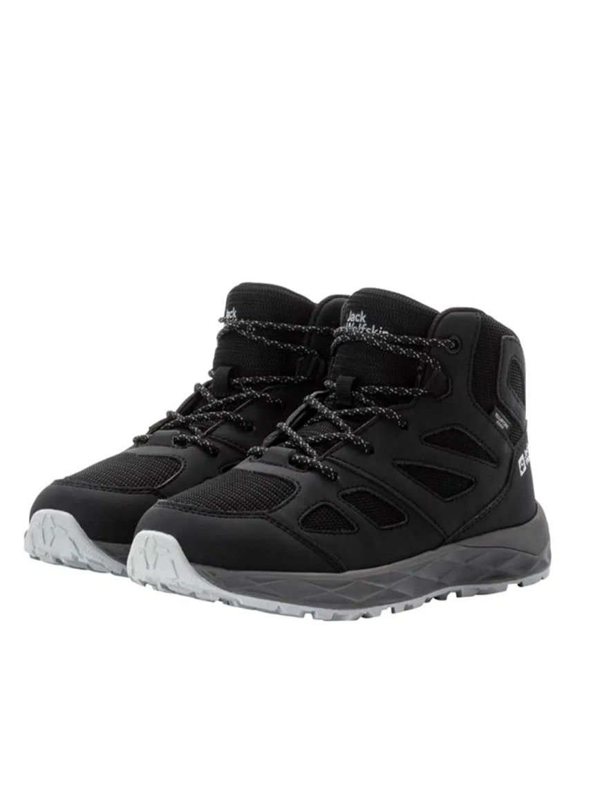 Jack Wolfskin Woodland 2 Texapore Mid K Unisex Çocuk Gri Bot Jack Wolfskin Woodland 2 Texapore Mid K Unisex Çocuk Gri Bot