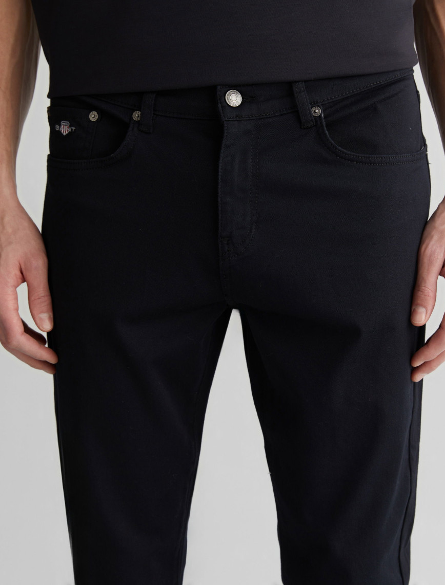 GANT Erkek Siyah Slim Fit Pantolon GANT Erkek Siyah Slim Fit Pantolon