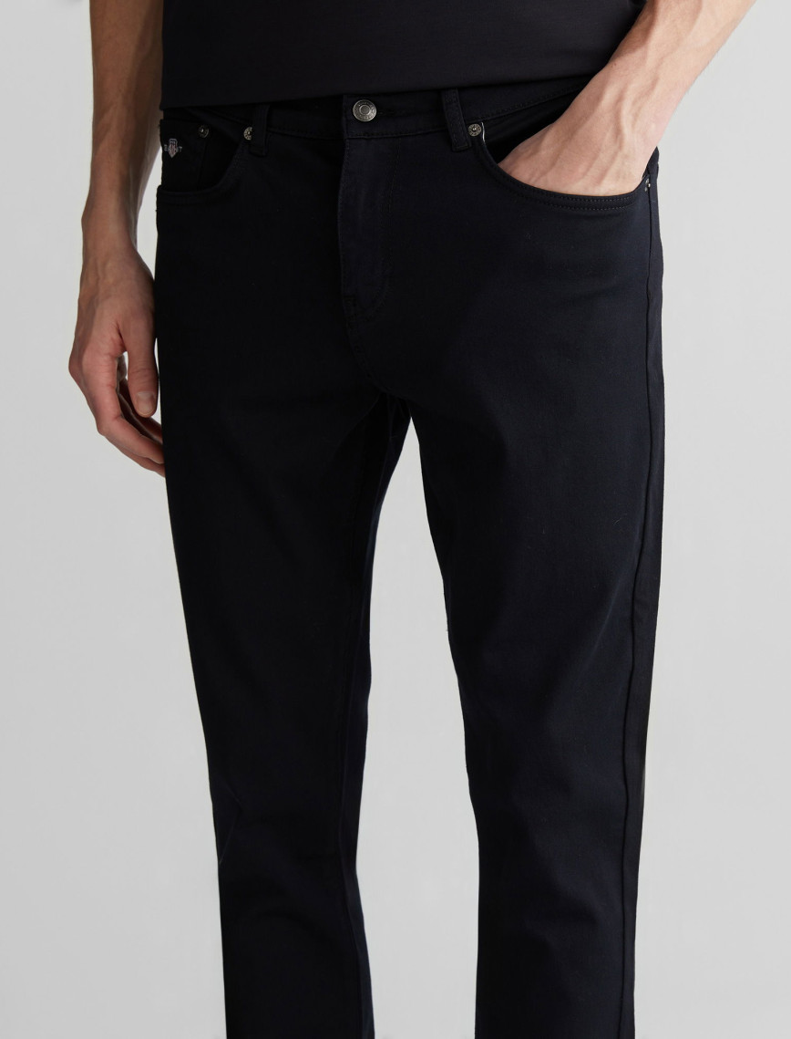 GANT Erkek Siyah Slim Fit Pantolon GANT Erkek Siyah Slim Fit Pantolon