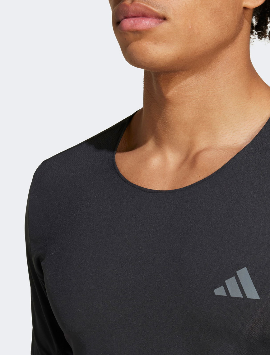 adidas Adizero Erkek Siyah Koşu T-Shirt adidas Adizero Erkek Siyah Koşu T-Shirt