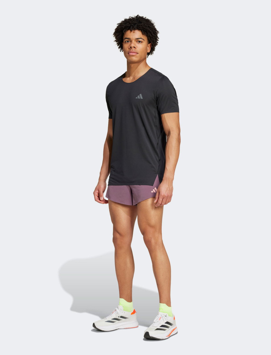 adidas Adizero Erkek Siyah Koşu T-Shirt adidas Adizero Erkek Siyah Koşu T-Shirt