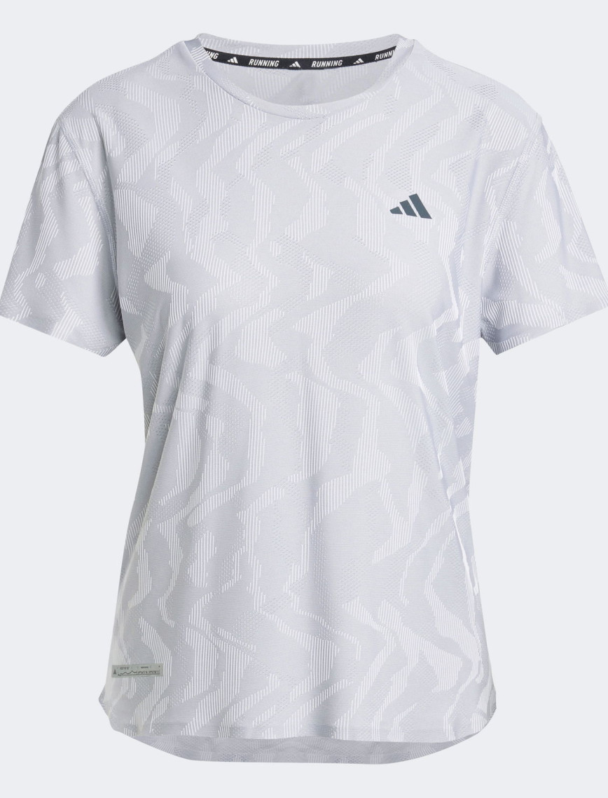 adidas Ultimate HEAT.RDY Engineered Kadın Gri Koşu T-Shirt adidas Ultimate HEAT.RDY Engineered Kadın Gri Koşu T-Shirt