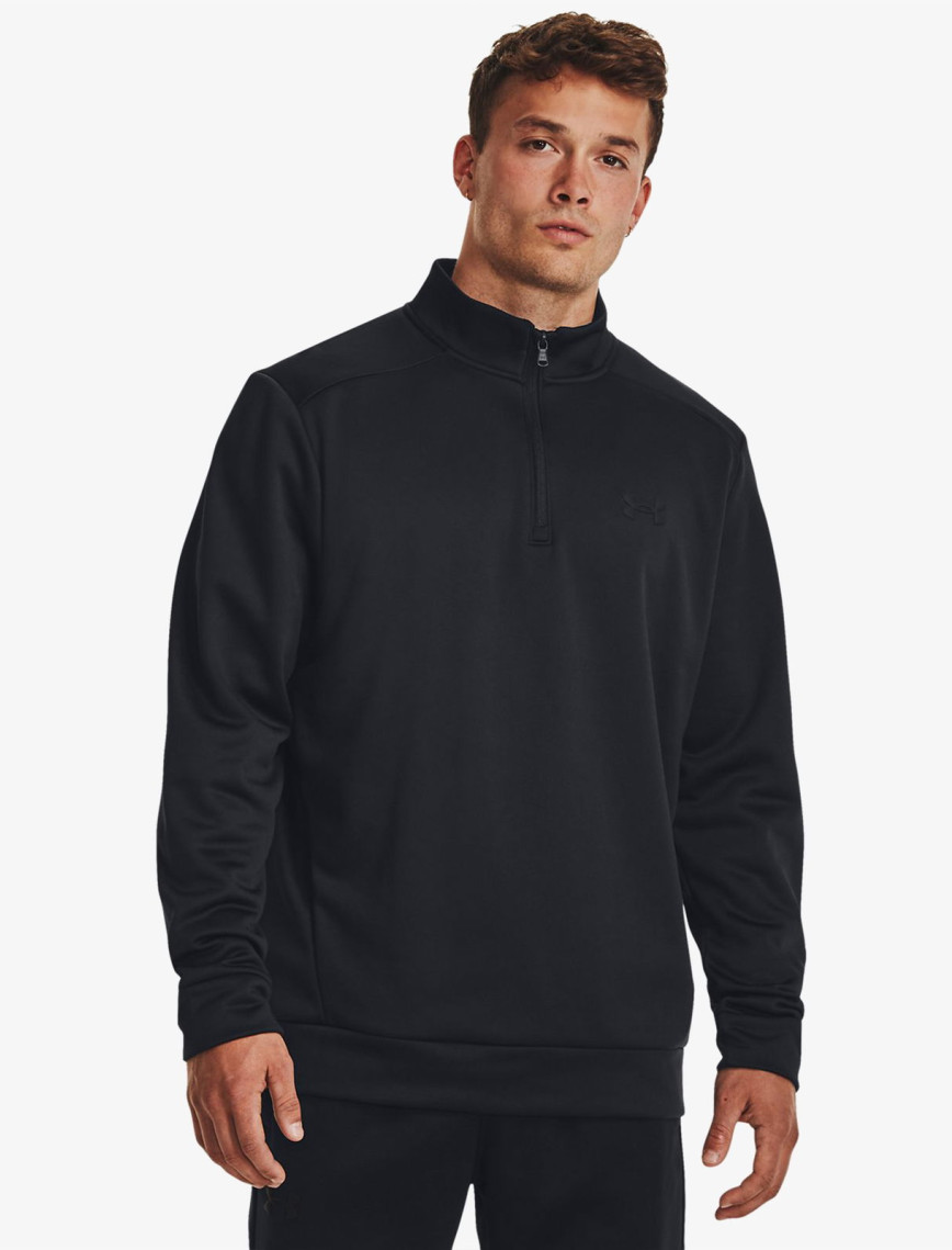 Under Armour Fleece 1/4 Zip Erkek Siyah Günlük Sweatshirt Under Armour Fleece 1/4 Zip Erkek Siyah Günlük Sweatshirt