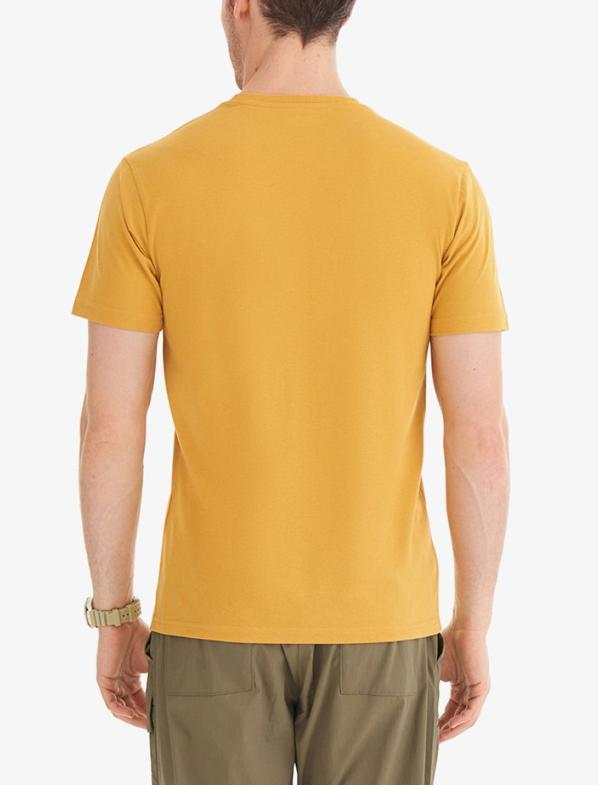 Columbia Basic Big Logo Erkek Sarı Outdoor T-Shirt Columbia Basic Big Logo Erkek Sarı Outdoor T-Shirt