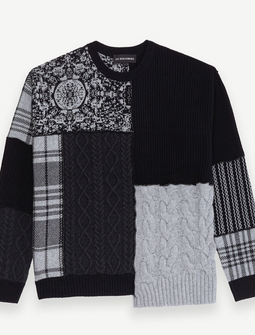 Les Benjamins 100 Erkek Siyah Kazak Les Benjamins 100 Erkek Siyah Kazak