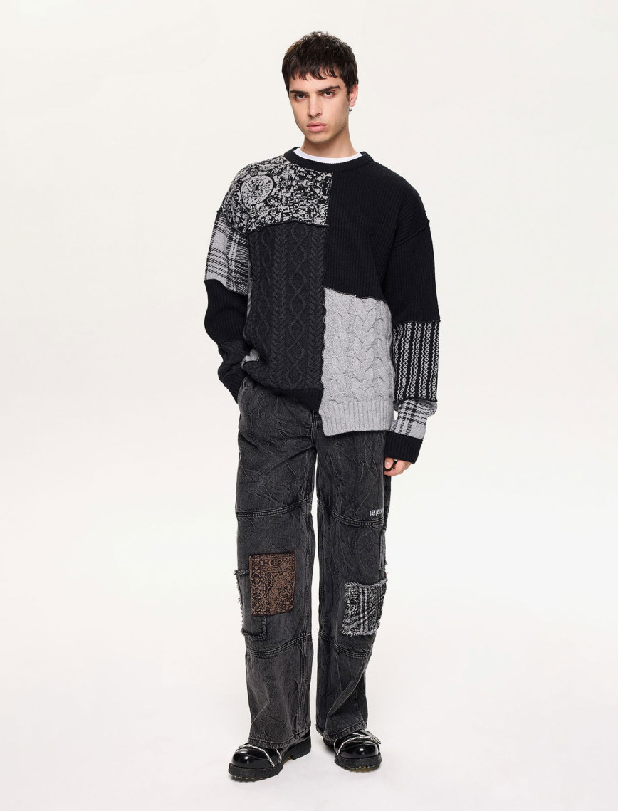 Les Benjamins 100 Erkek Siyah Kazak Les Benjamins 100 Erkek Siyah Kazak