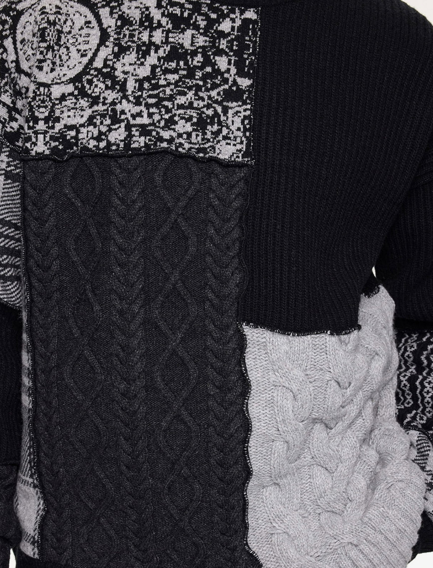 Les Benjamins 100 Erkek Siyah Kazak Les Benjamins 100 Erkek Siyah Kazak