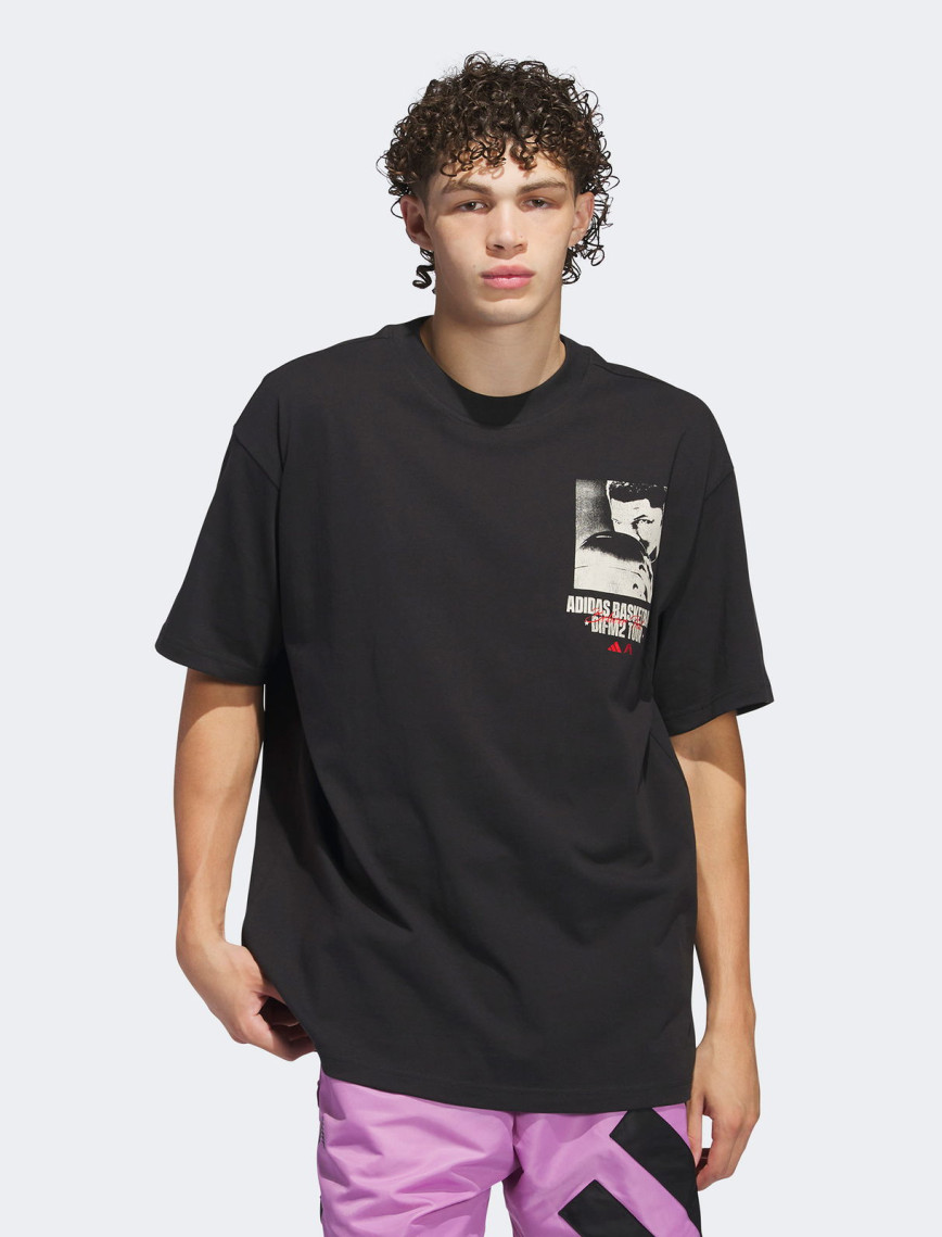 adidas Anthony Edwards Graphic Erkek Siyah Günlük T-Shirt adidas Anthony Edwards Graphic Erkek Siyah Günlük T-Shirt