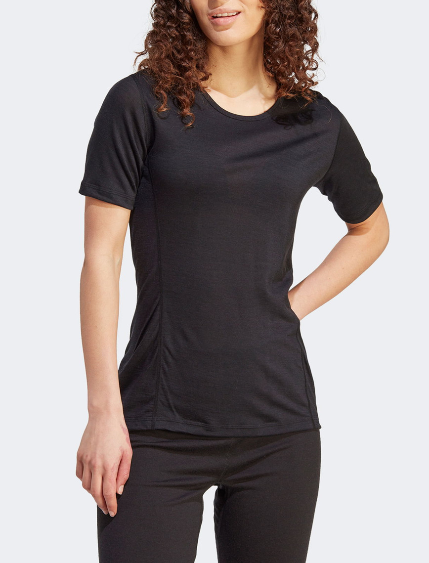 adidas Xperior Merino Kadın Siyah Antrenman T-Shirt adidas Xperior Merino Kadın Siyah Antrenman T-Shirt