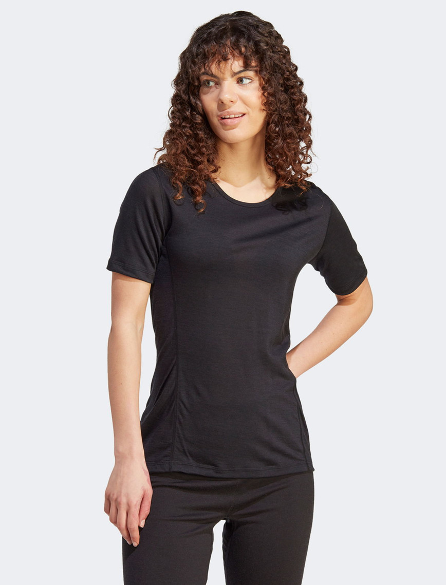 adidas Xperior Merino Kadın Siyah Antrenman T-Shirt adidas Xperior Merino Kadın Siyah Antrenman T-Shirt