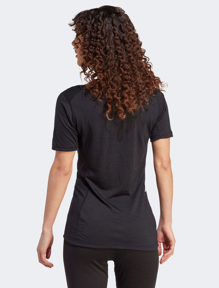 adidas Xperior Merino Kadın Siyah Antrenman T-Shirt adidas Xperior Merino Kadın Siyah Antrenman T-Shirt