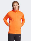 adidas Terrex Light Fleece Full Zip Kapüşonlu Erkek Turuncu Günlük Sweatshirt adidas Terrex Light Fleece Full Zip Kapüşonlu Erkek Turuncu Günlük Sweatshirt
