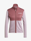 adidas Terrex Multi Light Fleece Full Zip Kadın Mor Antrenman Üstü adidas Terrex Multi Light Fleece Full Zip Kadın Mor Antrenman Üstü