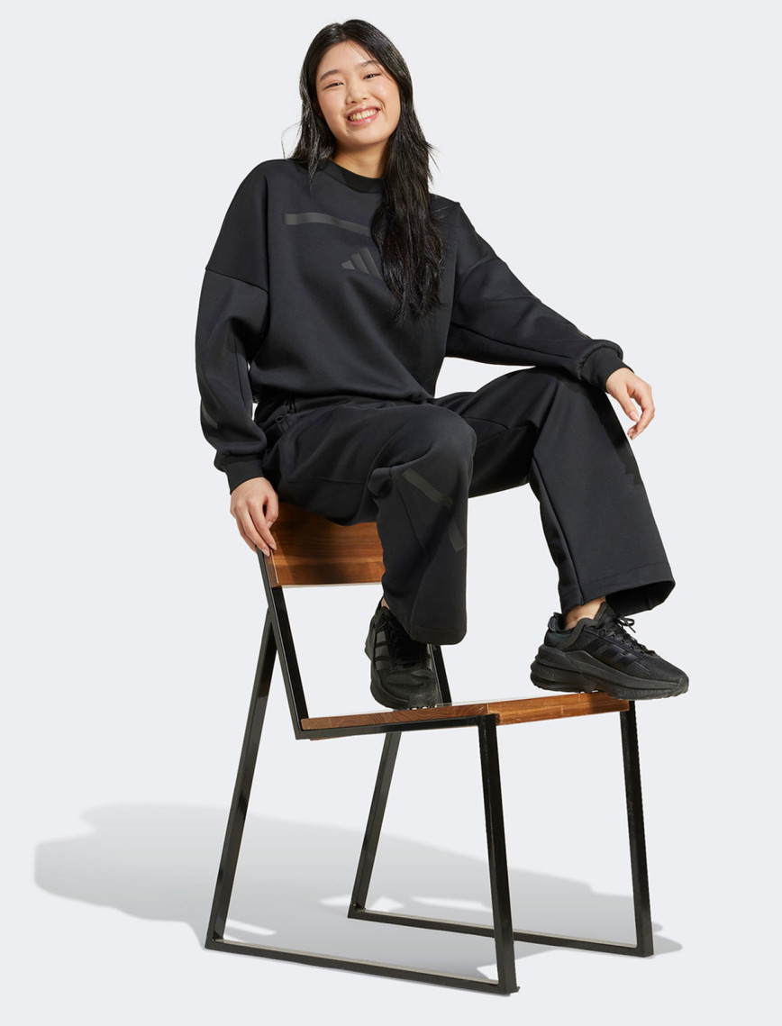 adidas Z.N.E. Kadın Siyah Günlük Sweatshirt