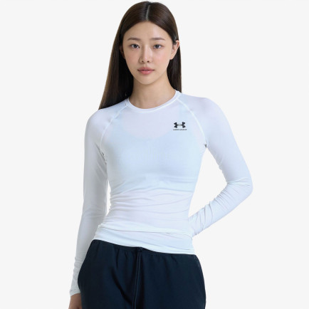 Under Armour HG Authentics Comp Kadın Beyaz Uzun Kollu Antrenman T-Shirt Under Armour HG Authentics Comp Kadın Beyaz Uzun Kollu Antrenman T-Shirt