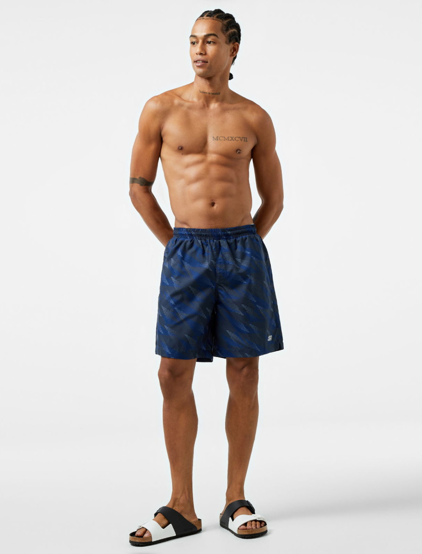 Skechers Swimwear M7 Erkek Lacivert Mayo Skechers Swimwear M7 Erkek Lacivert Mayo