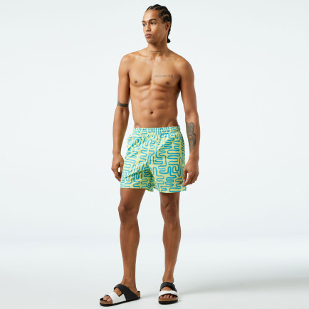 Skechers Swimwear M5 Erkek Yeşil Mayo Skechers Swimwear M5 Erkek Yeşil Mayo