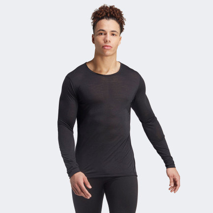 adidas Xperior Merino 150 Midlayer Erkek Siyah Uzun Kollu Antrenman İçliği adidas Xperior Merino 150 Midlayer Erkek Siyah Uzun Kollu Antrenman İçliği