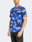 adidas Train Essentials Camo Erkek Mavi Antrenman T-Shirt adidas Train Essentials Camo Erkek Mavi Antrenman T-Shirt