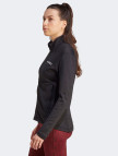 adidas Terrex Multi Light Fleece Full Zip Kadın Siyah Antrenman Üstü