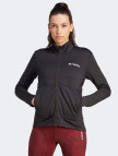 adidas Terrex Multi Light Fleece Full Zip Kadın Siyah Antrenman Üstü
