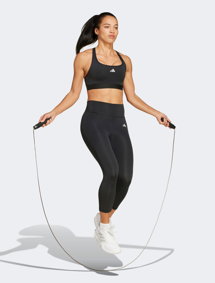 adidas Optime Essentials Stash 3/4 Kadın Siyah Antrenman Taytı adidas Optime Essentials Stash 3/4 Kadın Siyah Antrenman Taytı