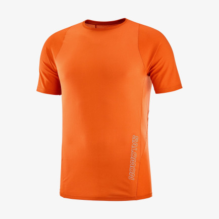 Salomon Sense Aero Erkek Turuncu Koşu T-Shirt Salomon Sense Aero Erkek Turuncu Koşu T-Shirt