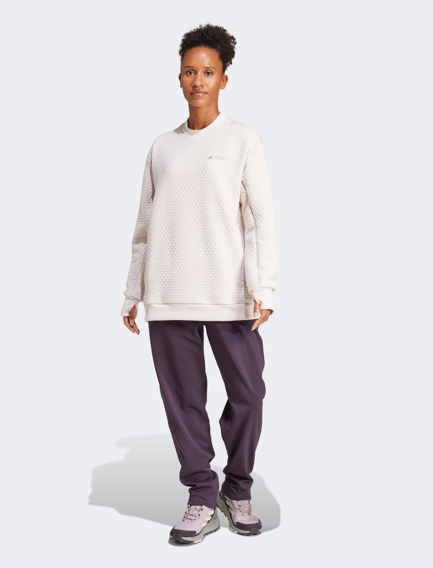 adidas XPL Crew Neck Kadın Beyaz Günlük Sweatshirt adidas XPL Crew Neck Kadın Beyaz Günlük Sweatshirt