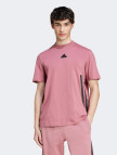 adidas Future Icons 3 Striped Erkek Pembe Günlük T-Shirt adidas Future Icons 3 Striped Erkek Pembe Günlük T-Shirt