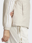 adidas Sportswear Essentials 3 Striped Insulated Kadın Bej Mont adidas Sportswear Essentials 3 Striped Insulated Kadın Bej Mont