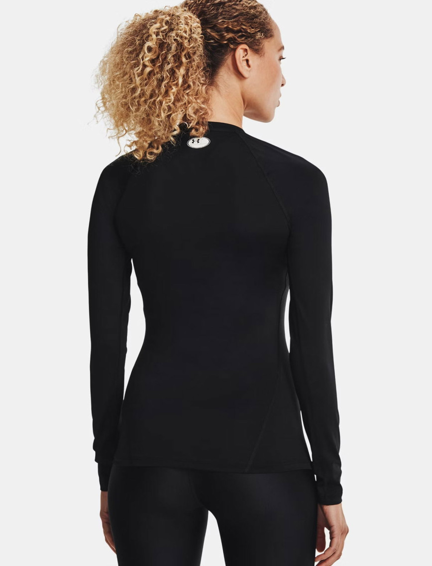 Under Armour Heat Gear Authentics Comp Kadın Siyah Uzun Kollu Antrenman İçliği Under Armour Heat Gear Authentics Comp Kadın Siyah Uzun Kollu Antrenman İçliği