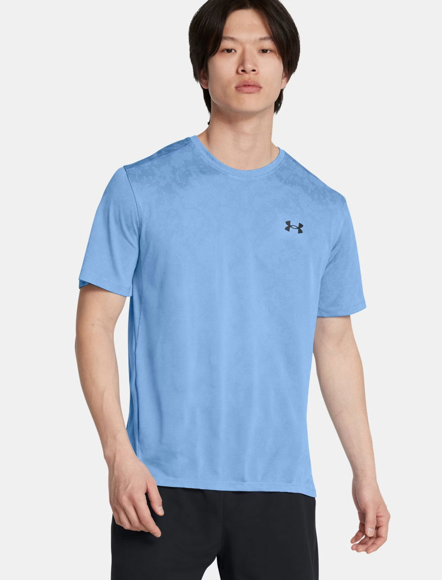 Under Armour Tech Vent Geode Erkek Mavi Günlük T-Shirt