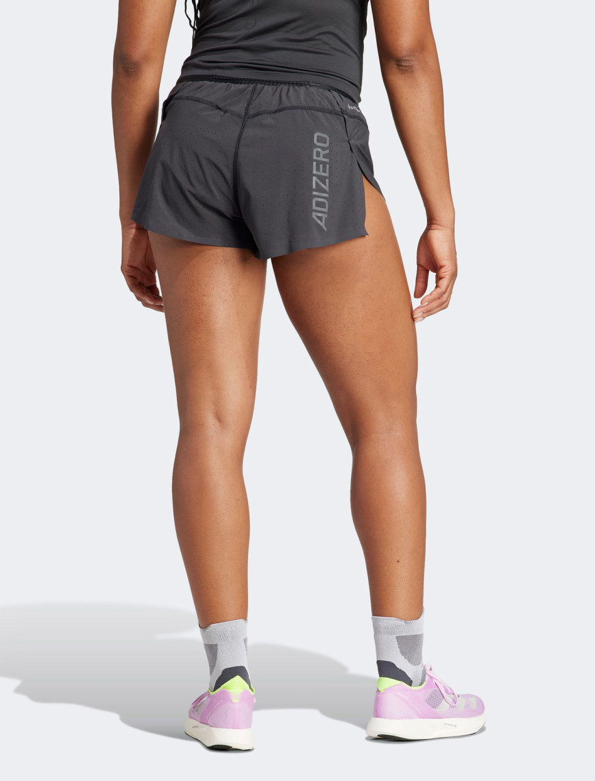 adidas Adizero Running Split Kadın Siyah Koşu Şortu adidas Adizero Running Split Kadın Siyah Koşu Şortu