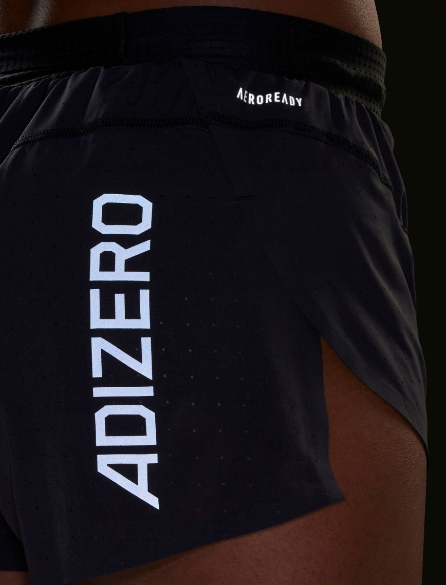 adidas Adizero Running Split Kadın Siyah Koşu Şortu adidas Adizero Running Split Kadın Siyah Koşu Şortu