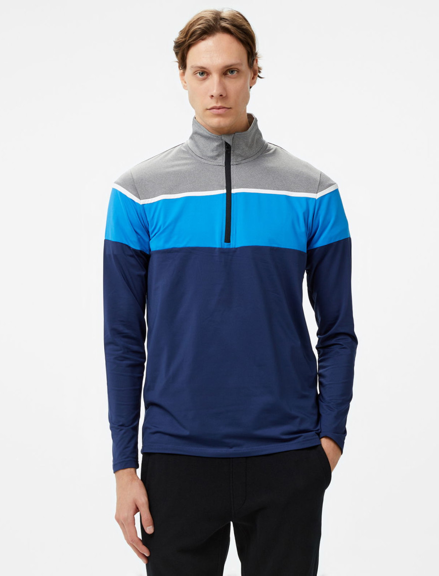 Mc Kinley Diego II Half Zipped Erkek Siyah/Turuncu Üst Mc Kinley Diego II Half Zipped Erkek Siyah/Turuncu Üst