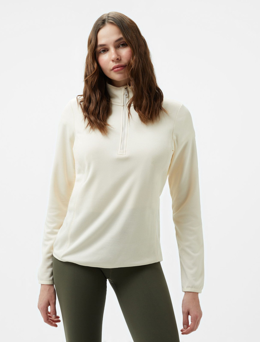 McKinley Andrea 1/2 Zip Kadın Gri Outdoor Polar McKinley Andrea 1/2 Zip Kadın Gri Outdoor Polar