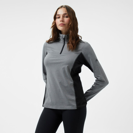 McKinley Andrea 1/2 Zip Kadın Gri Outdoor Polar McKinley Andrea 1/2 Zip Kadın Gri Outdoor Polar
